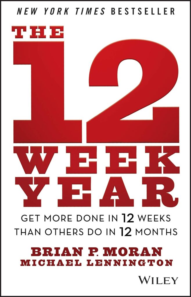 The cover of The 12 Week Year Book 